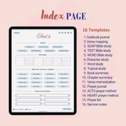 AGAPE (SKY) - Digital Journaling Bible