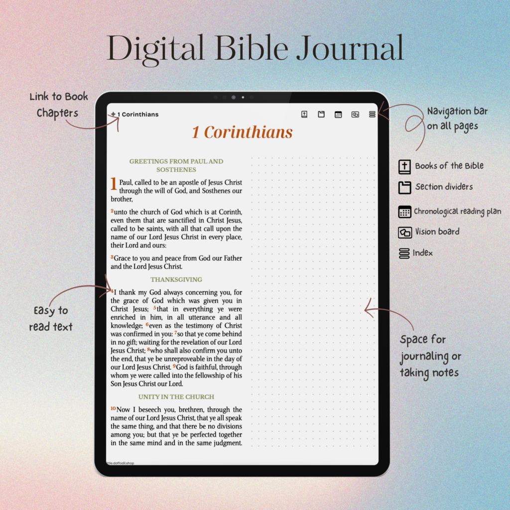 Rejoice ALWAYS Digital Journaling Bible