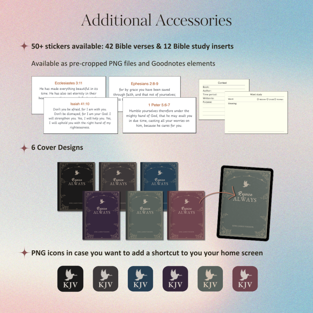 Rejoice ALWAYS Digital Journaling Bible