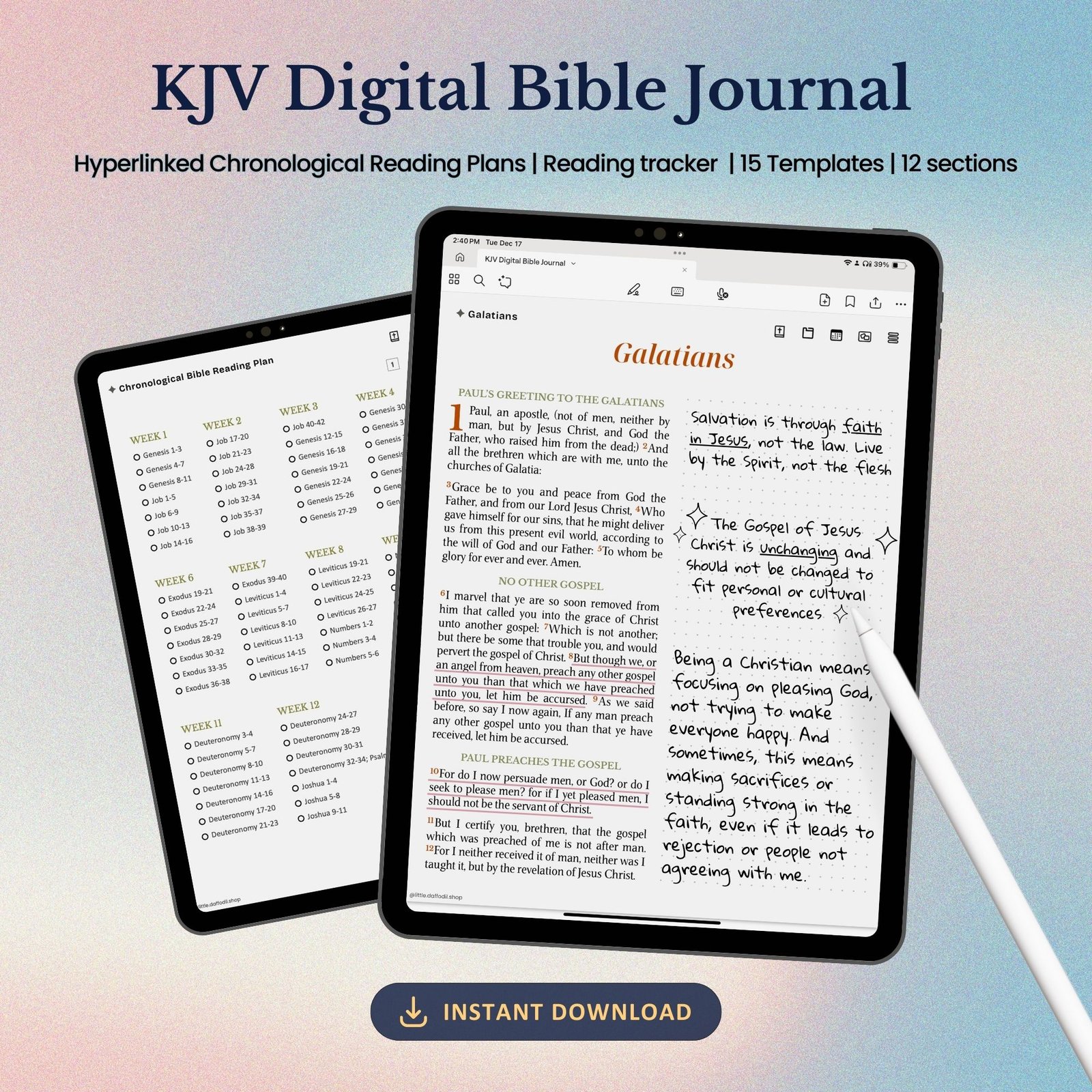 Digital Journaling Bible
