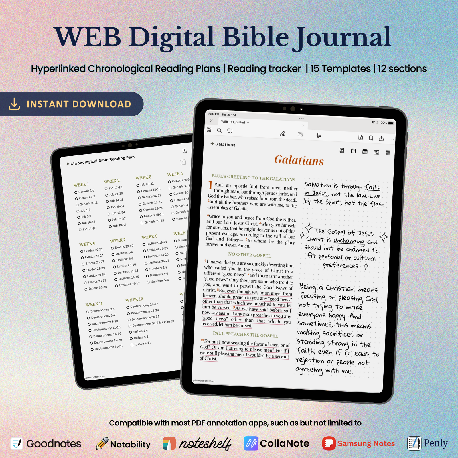 Digital Journaling Bible