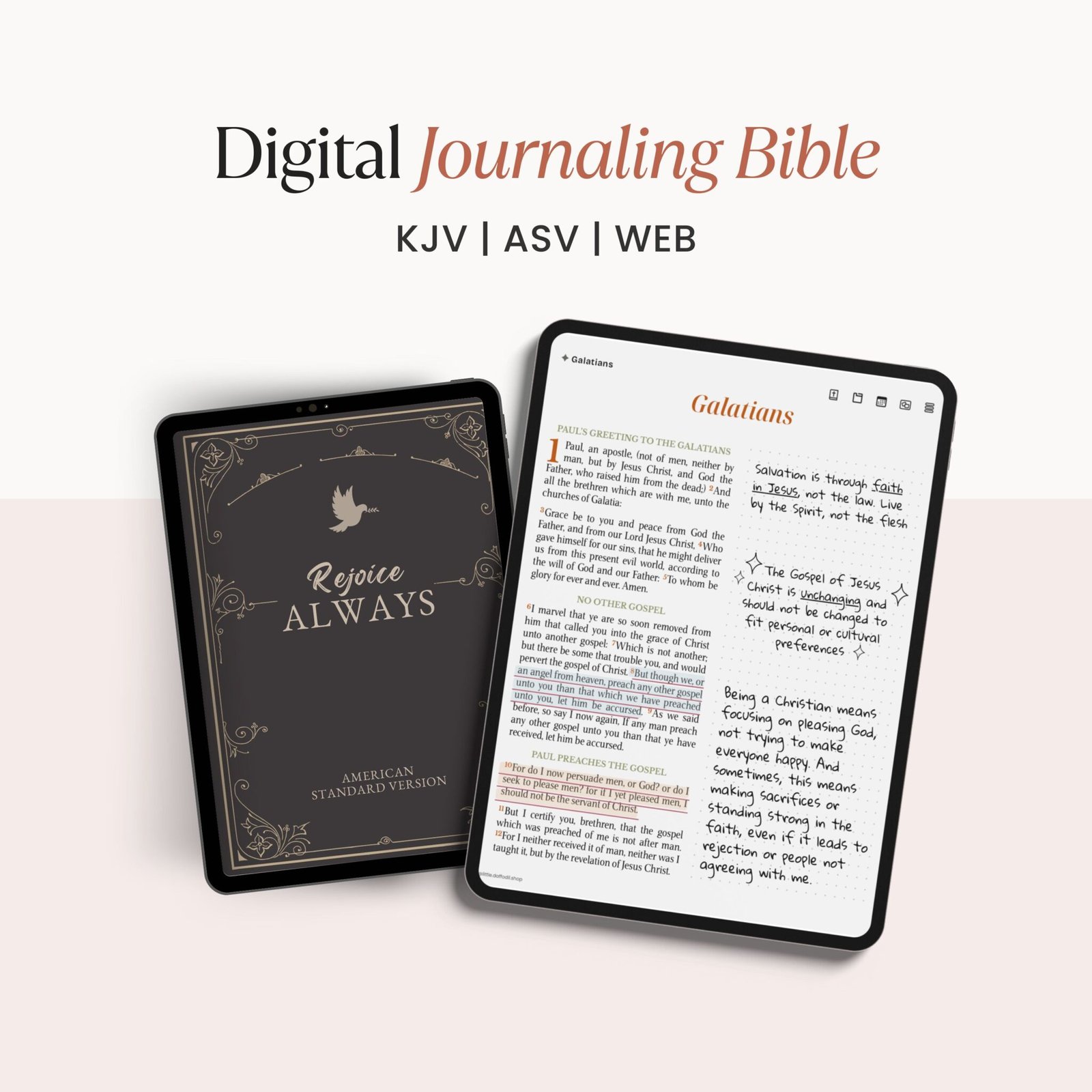 Rejoice ALWAYS Digital Journaling Bible
