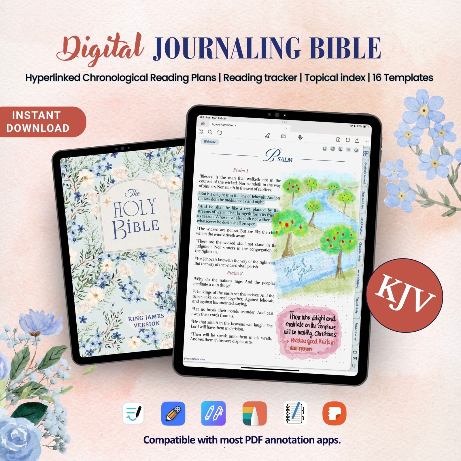 AGAPE Digital Journaling Bible