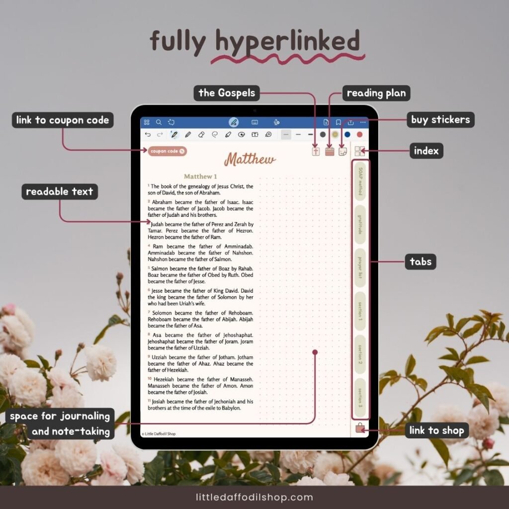 free digital journling Bible