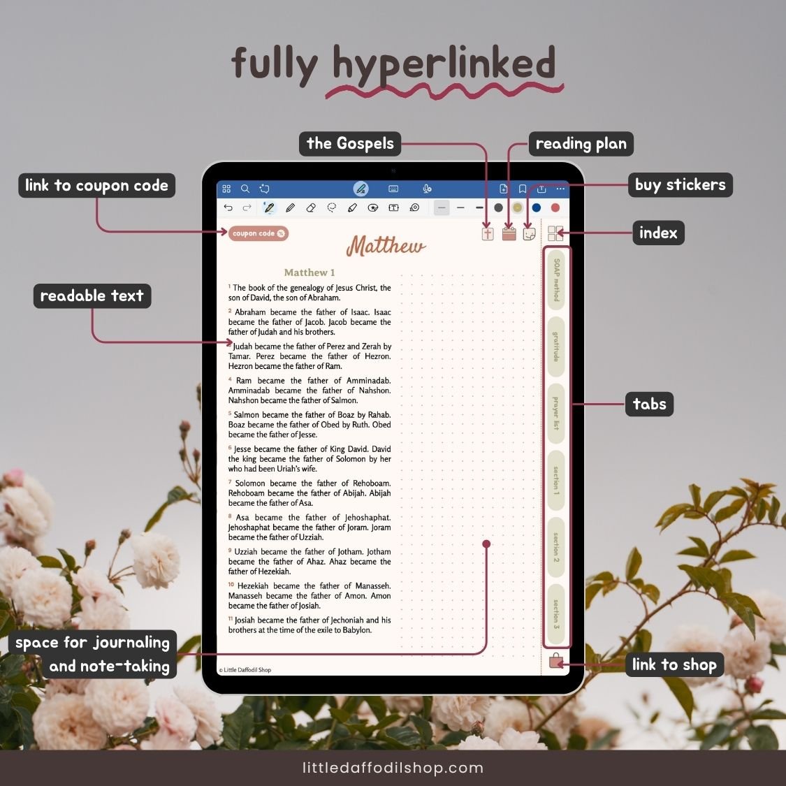 free digital journling Bible