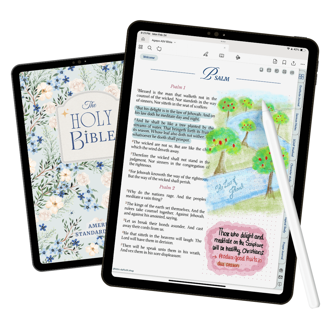 digital journaling Bible