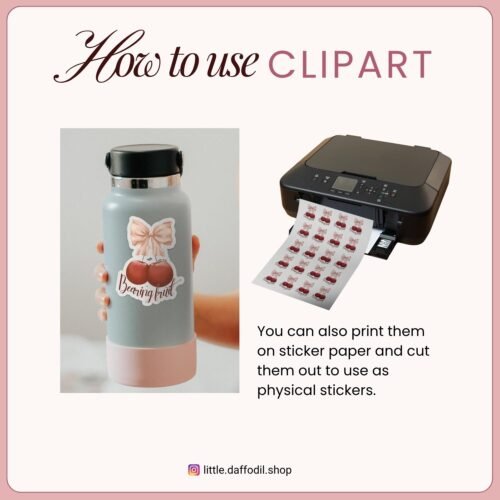Pink + Godly | Hand-Drawn Christian clipart
