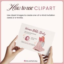 Pink + Godly | Hand-Drawn Christian clipart