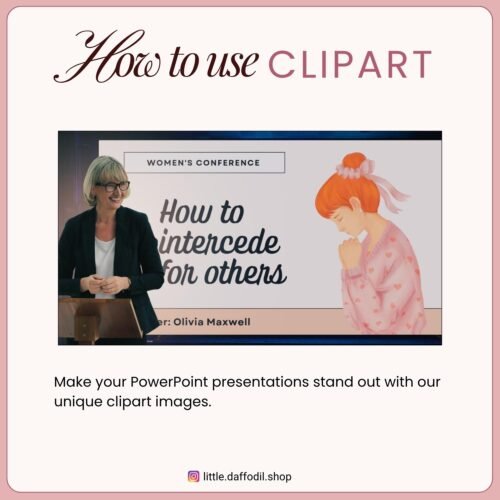 Pink + Godly | Hand-Drawn Christian clipart