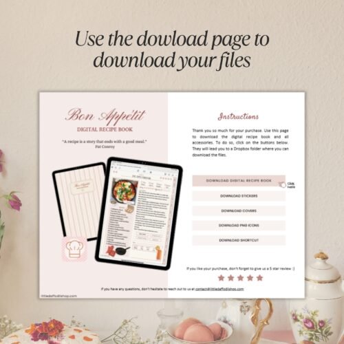 Bon appétit | Digital Recipe Book