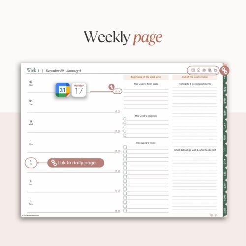 2026 Christian digital Planner