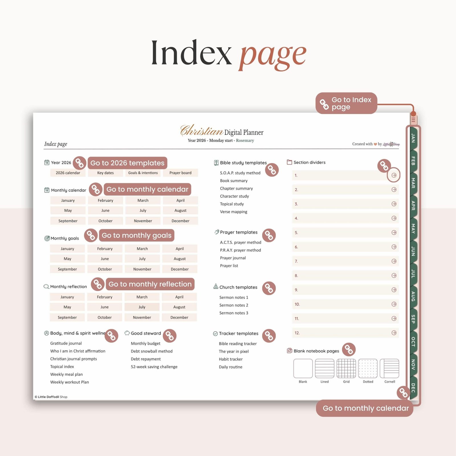 2026 Christian digital Planner - Image 7