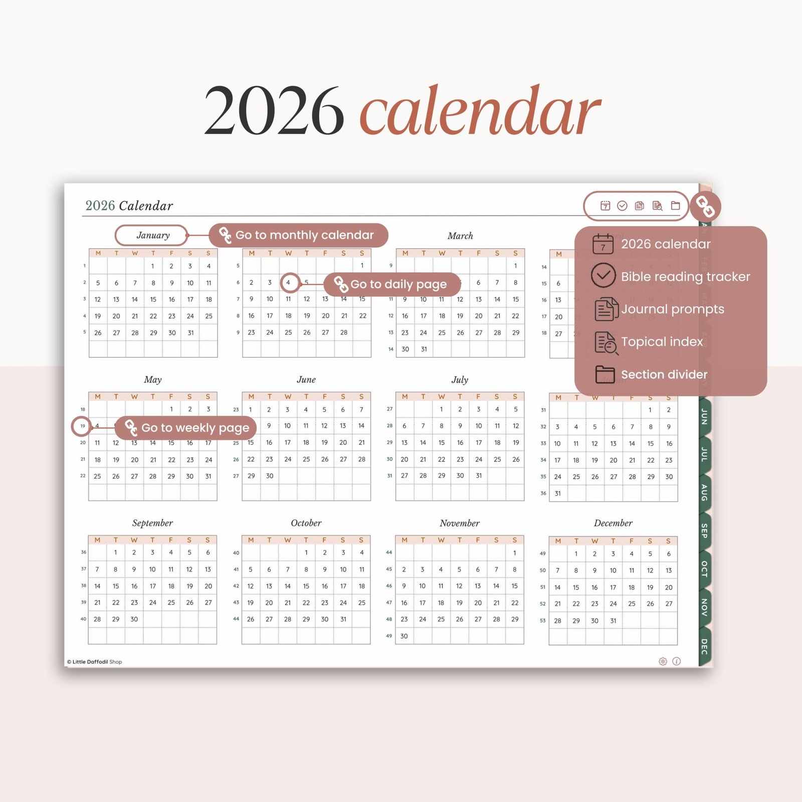 2026 Christian digital Planner - Image 2