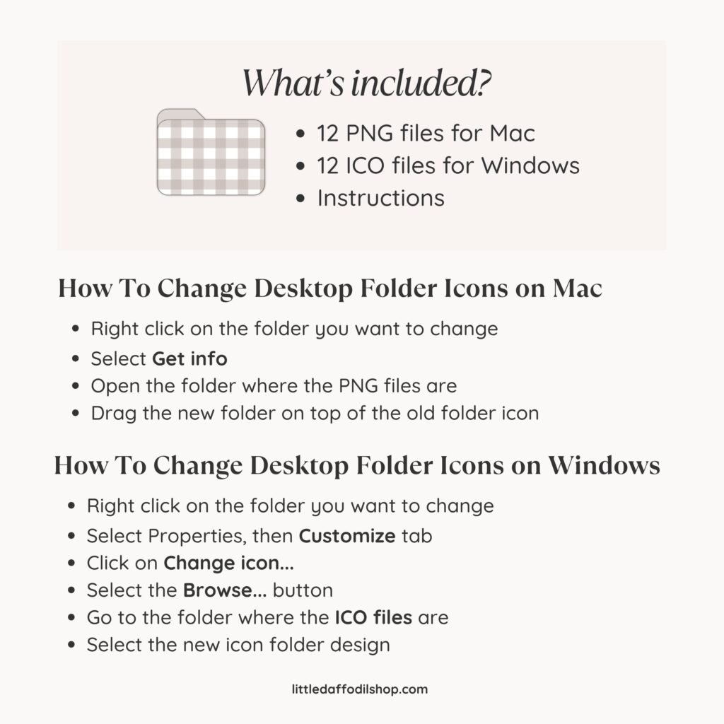 12 Cute folder icons for Mac & Windows