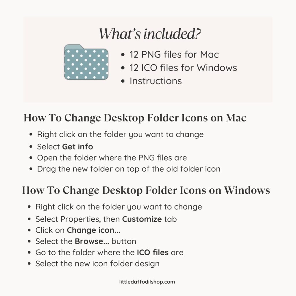 12 Cute folder icons for Mac & Windows
