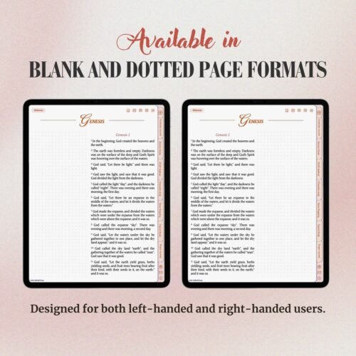 AGAPE Digital Journaling Bible | PEONY