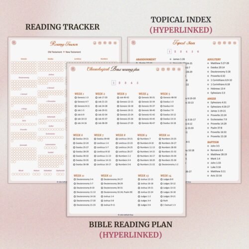 AGAPE Digital Journaling Bible | PEONY