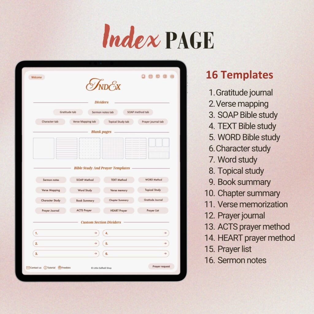 AGAPE Digital Journaling Bible