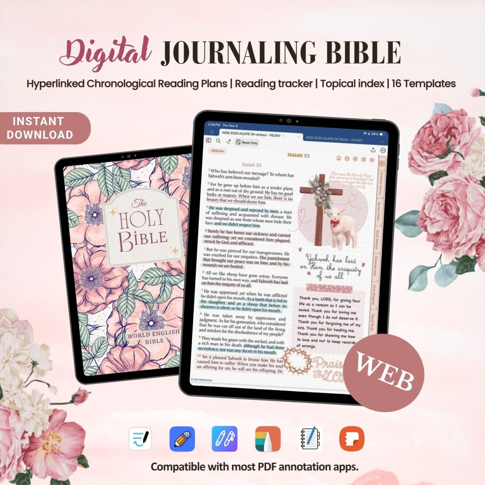 AGAPE Digital Journaling Bible