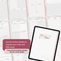 AGAPE Digital Journaling Bible | PEONY