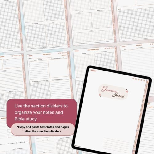 AGAPE Digital Journaling Bible | PEONY