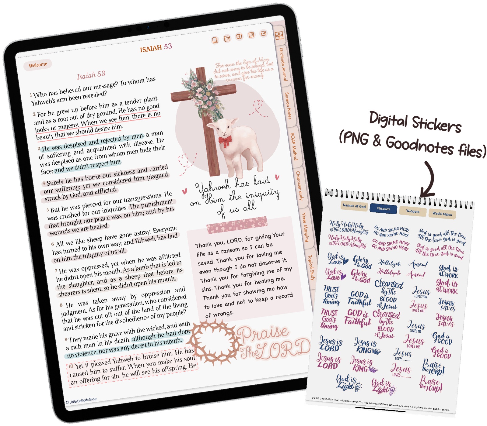 digital journaling Bible