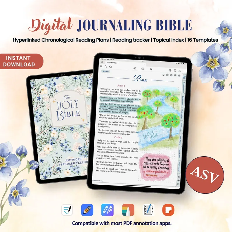 AGAPE Digital Journaling Bible