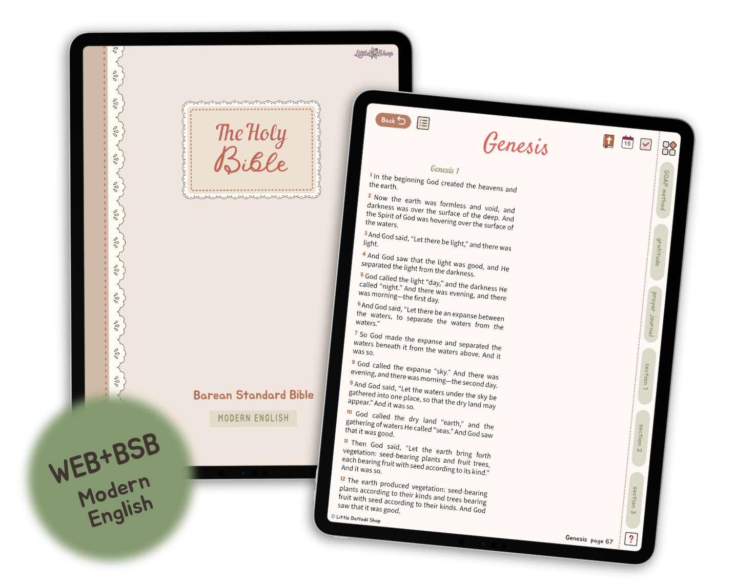 digital journaling Bible