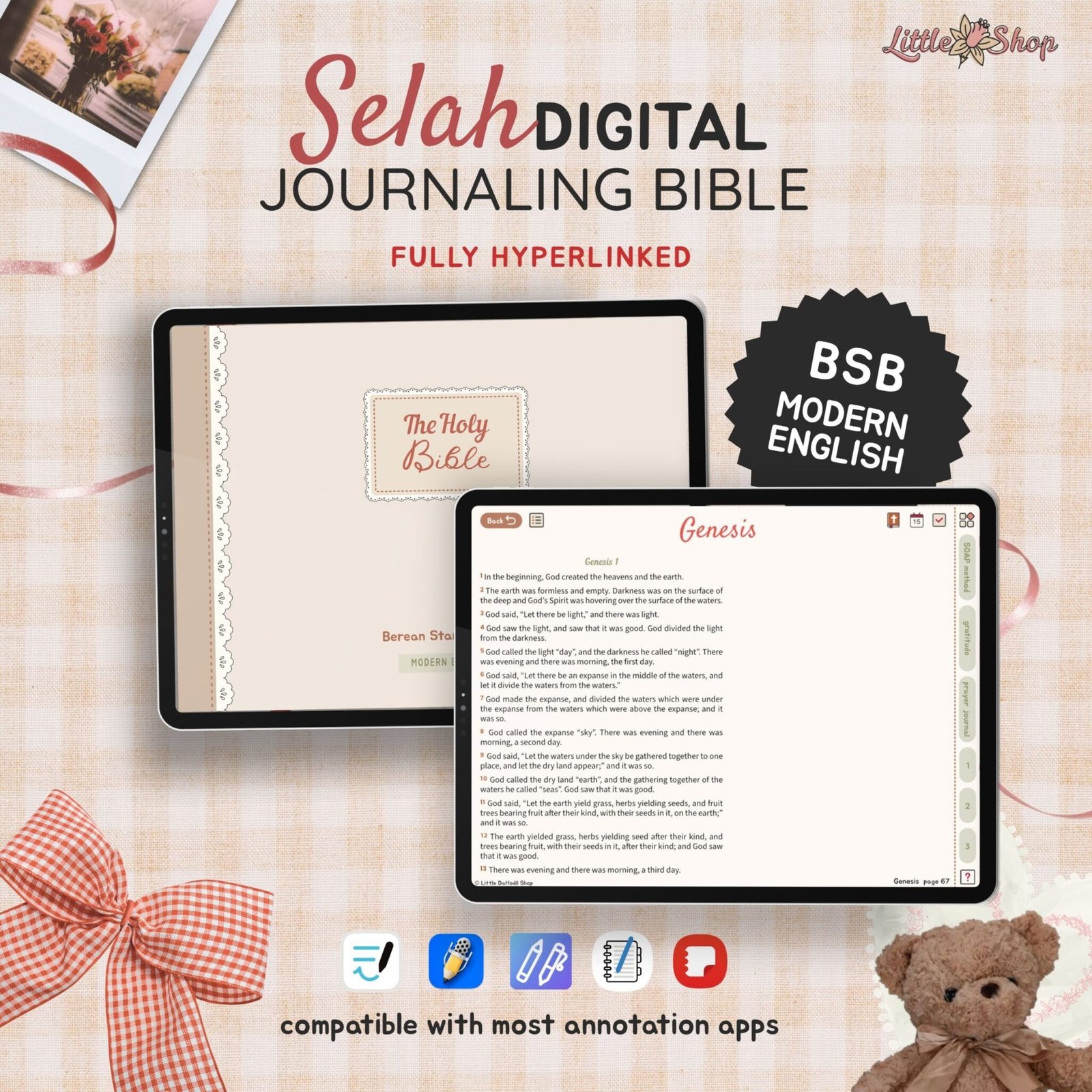 Selah Digital Journaling Bible
