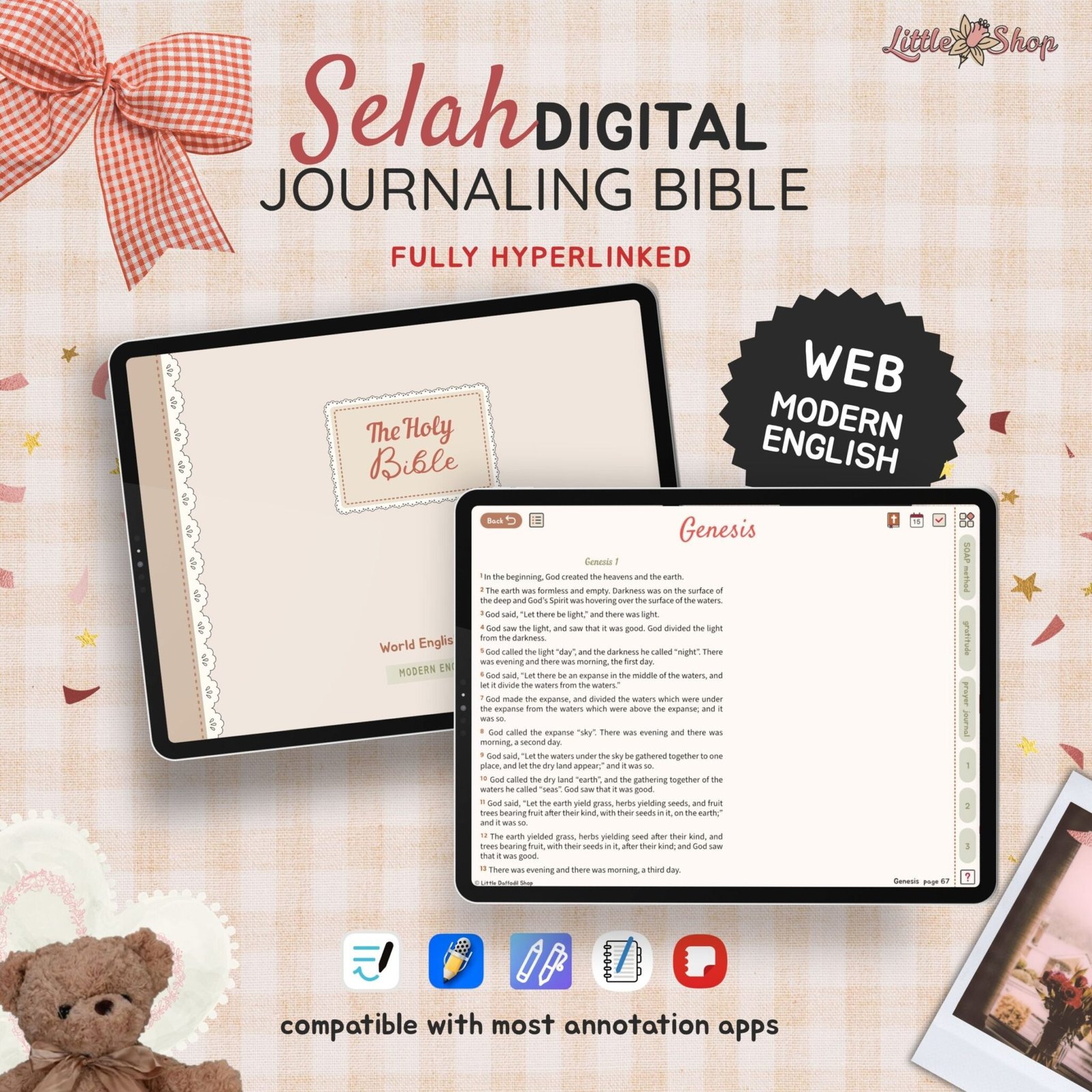 Selah Digital Journaling Bible